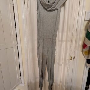 Elegant Heather Gray Women's Jumpsuit